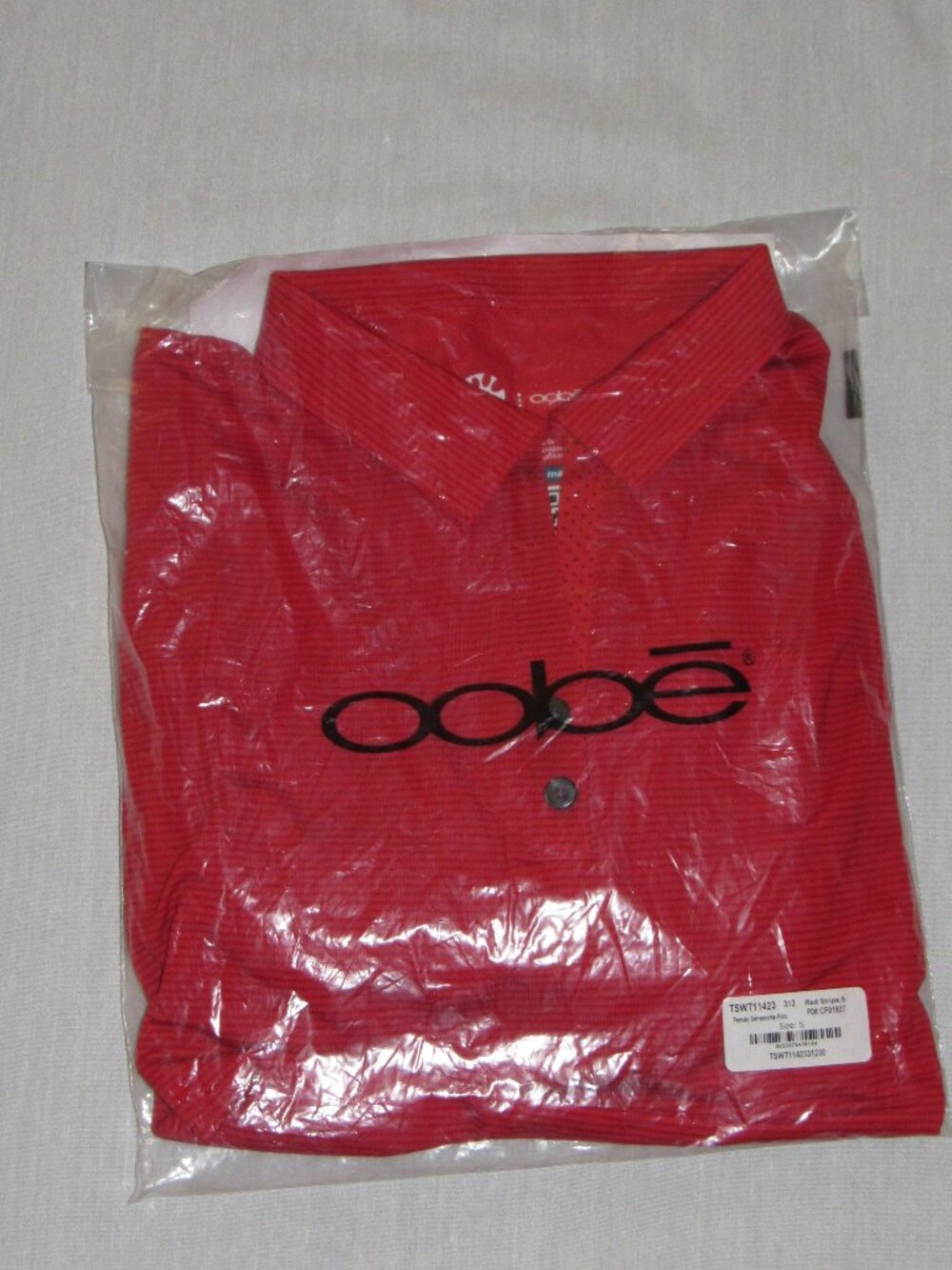 NEW Chick-fil-A OOBE Red Polo Shirt Womens Small Uniform Work Employee Polyester